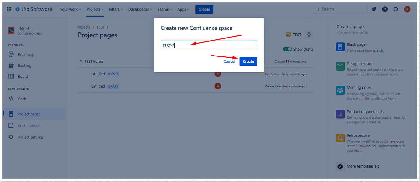 Integracja Jira z Confluence