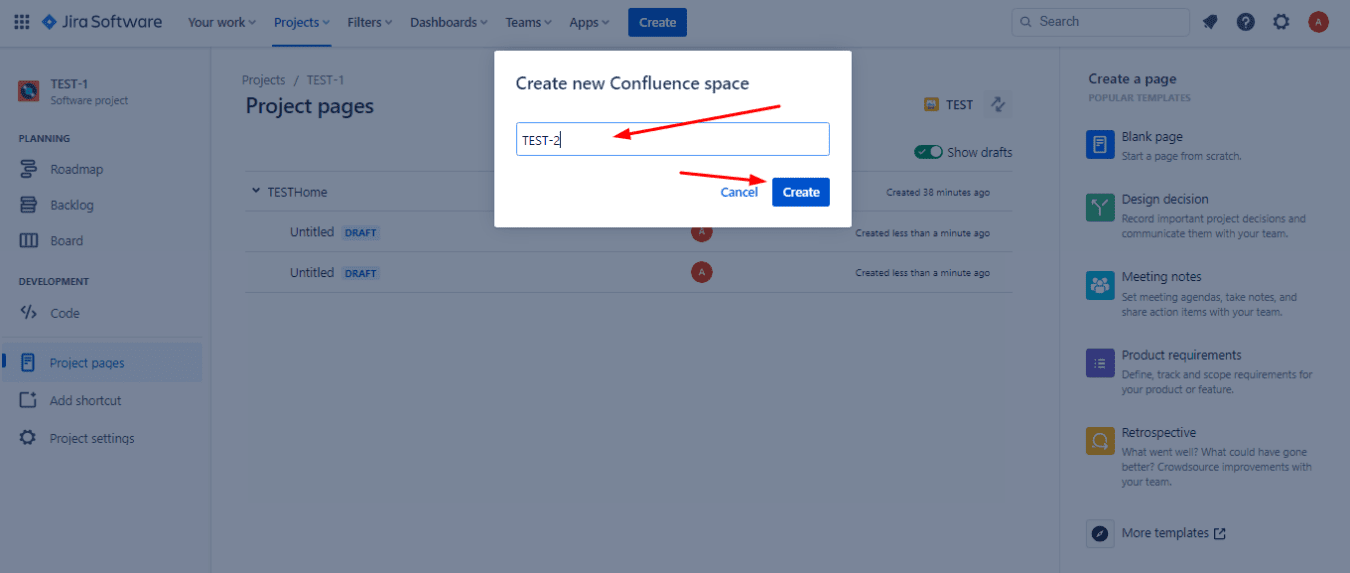 Integracja Jira z Confluence